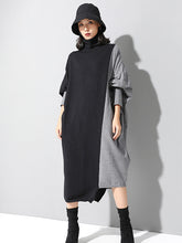 Casual Fashion Loose Stitching Dress